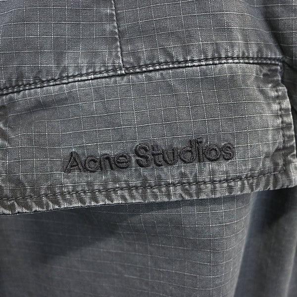 Acne Studios Cotton Cargo Pants Black Size 44