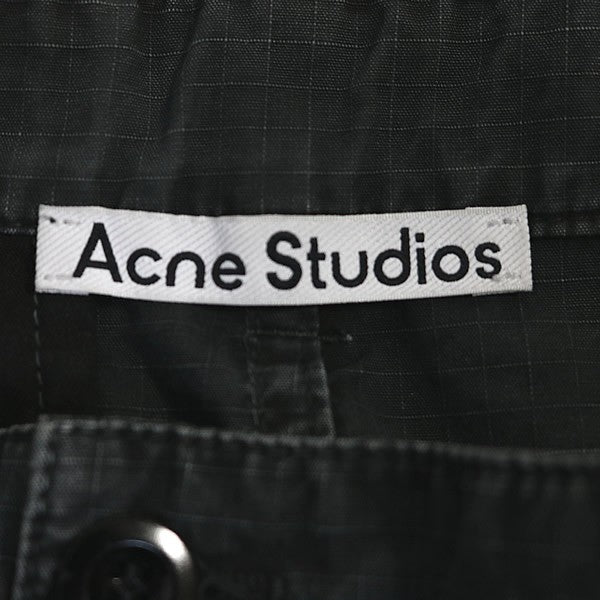 Acne Studios Cotton Cargo Pants Black Size 44