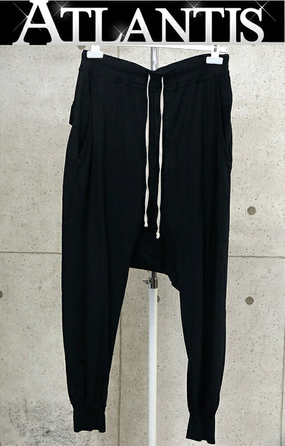 RICK OWENS DRKSHDW Cotton Sarouel Pants Black Size S