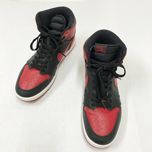 NIKE Air Jordan 1 High 85 Black Red Sneakers Size 27.5