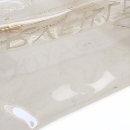 HERMES Vinyl Kelly Clear Handbag Size ONE SIZE