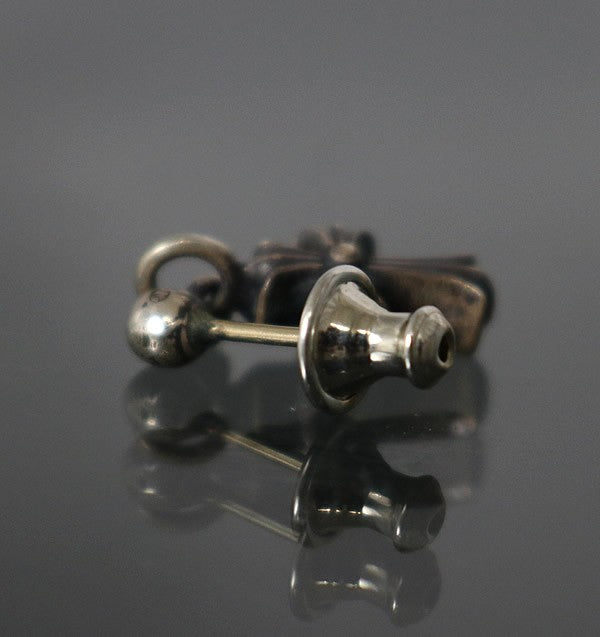 CHROME HEARTS Stacked CH Cross Drop Earrings Size ONE SIZE