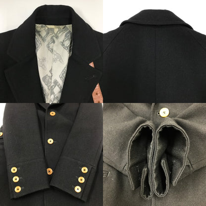 Vivienne Westwood MAN Leica Era Black Coat Size 44