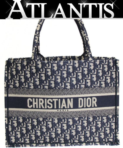 Christian Dior Oblique Jacquard Bag Navy Size ONE SIZE