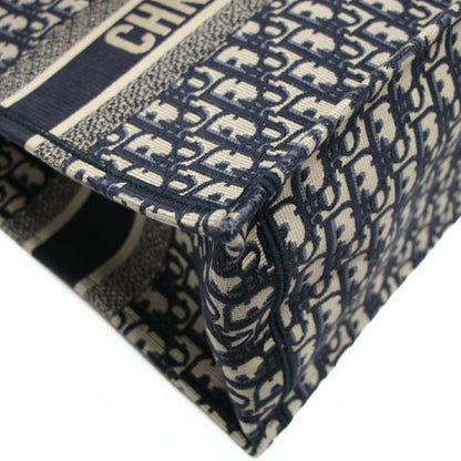 Christian Dior Oblique Jacquard Bag Navy Size ONE SIZE