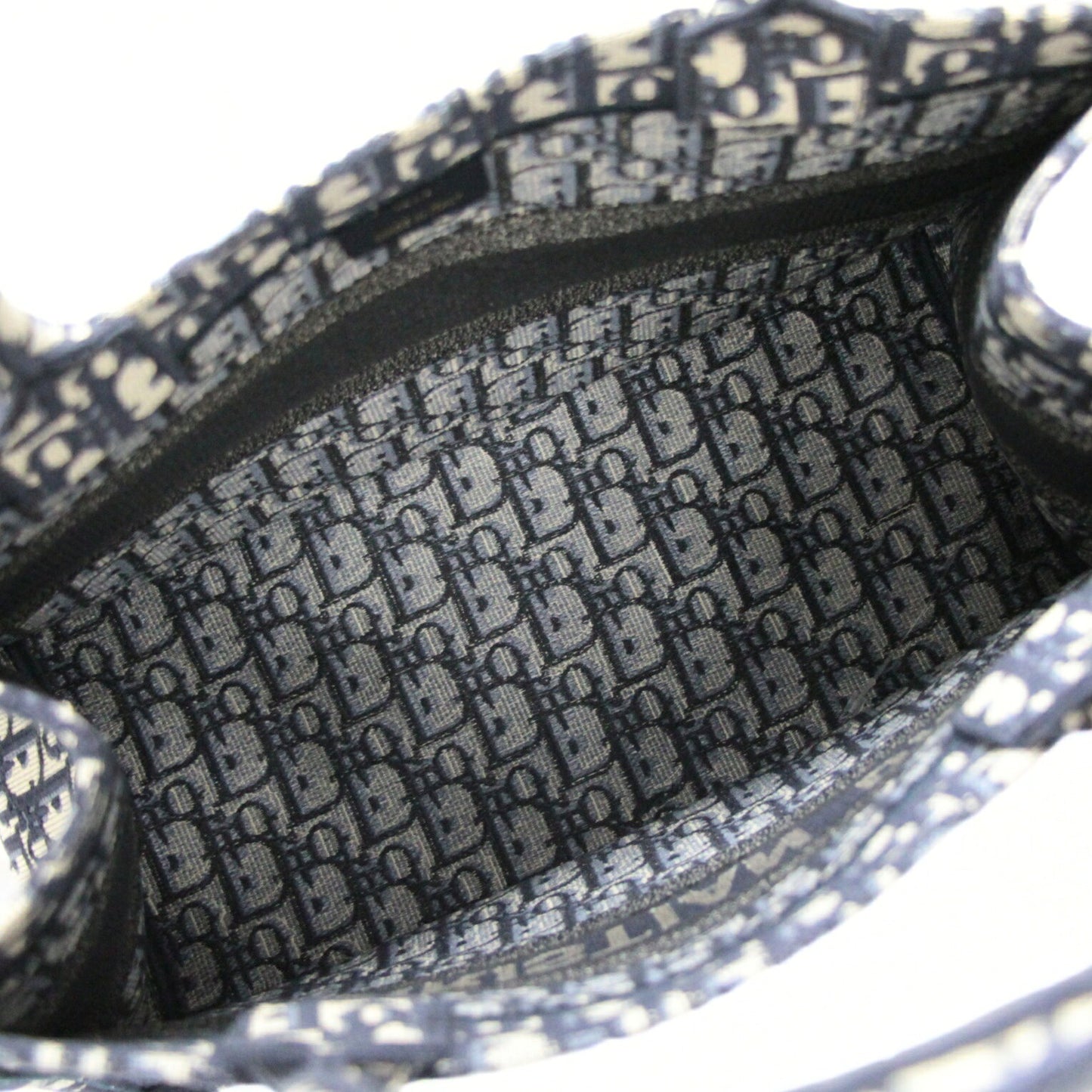Christian Dior Oblique Jacquard Bag Navy Size ONE SIZE
