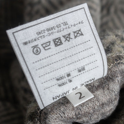 45R Wool Herringbone Tweed Jacket Size M