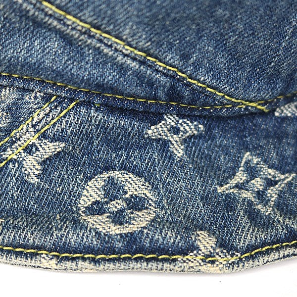 Louis Vuitton x NIGO Monogram Denim Bucket Hat Blue