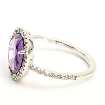 POMELLATO Corop di Fulmine Amethyst Ring K18WG Size ONE SIZE