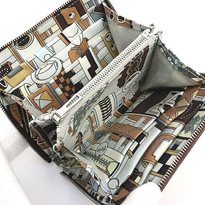 HERMES Azap Compact Silk'in Epsom Wallet Rouge Sellier