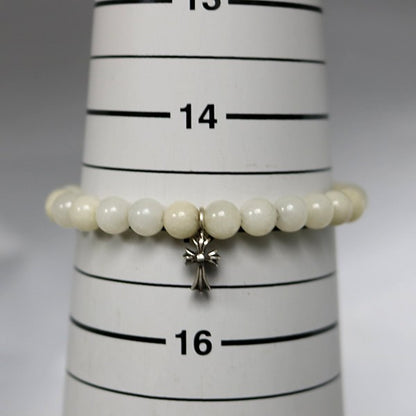 CHROME HEARTS Stack CH Cross Bead Bracelet Size ONE SIZE
