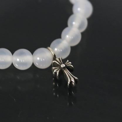 CHROME HEARTS Silver CH Cross Stacked Bead Size ONE SIZE