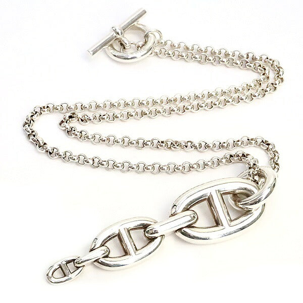 HERMES Chaine d'Ancre Enchainee Necklace SV925 Size ONE SIZE