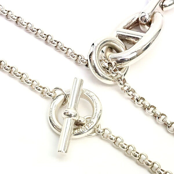 HERMES Chaine d'Ancre Enchainee Necklace SV925 Size ONE SIZE