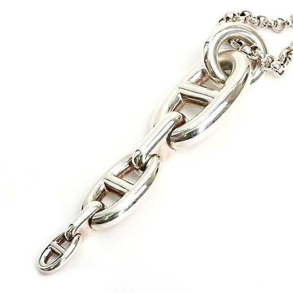 HERMES Chaine d'Ancre Enchainee Necklace SV925 Size ONE SIZE