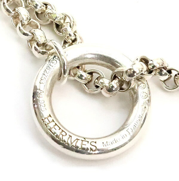 HERMES Chaine d'Ancre Enchainee Necklace SV925 Size ONE SIZE