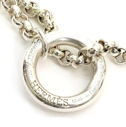 HERMES Chaine d'Ancre Enchainee Necklace SV925 Size ONE SIZE
