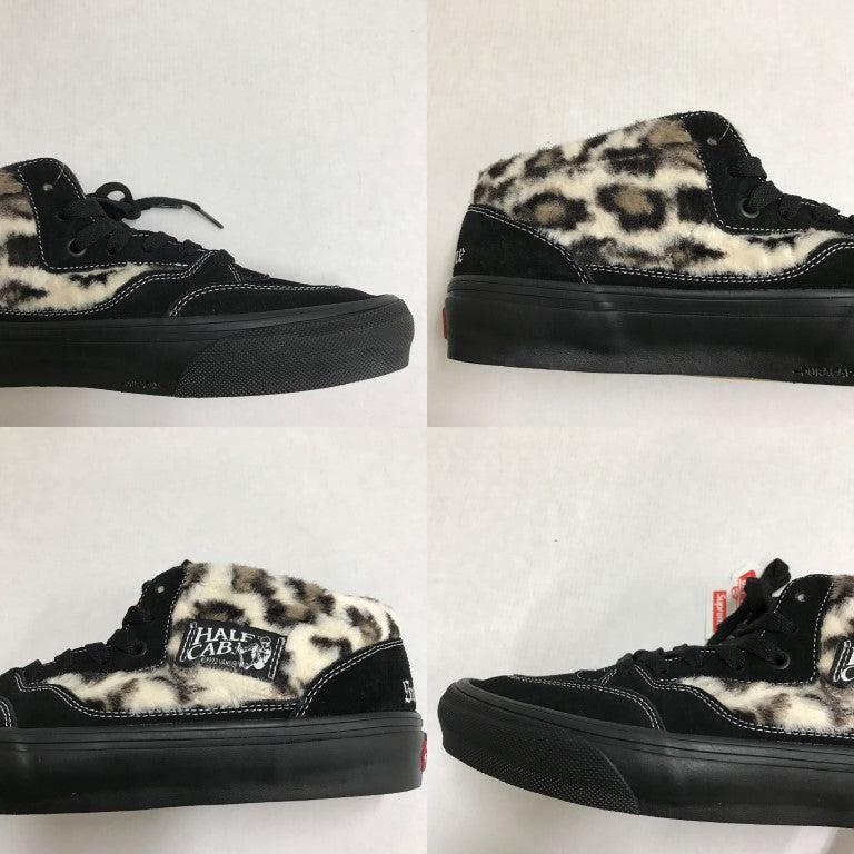 Supreme x Vans Skate Half Cab 92 Black Sneakers Size 28