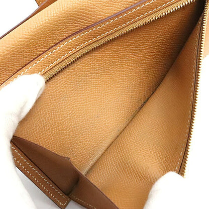 HERMES Bearn Soufflet Epsom Wallet Natural Size ONE SIZE