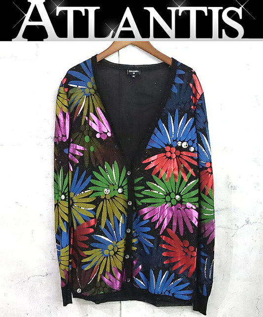 CHANEL Multi-color Cardigan Size 38