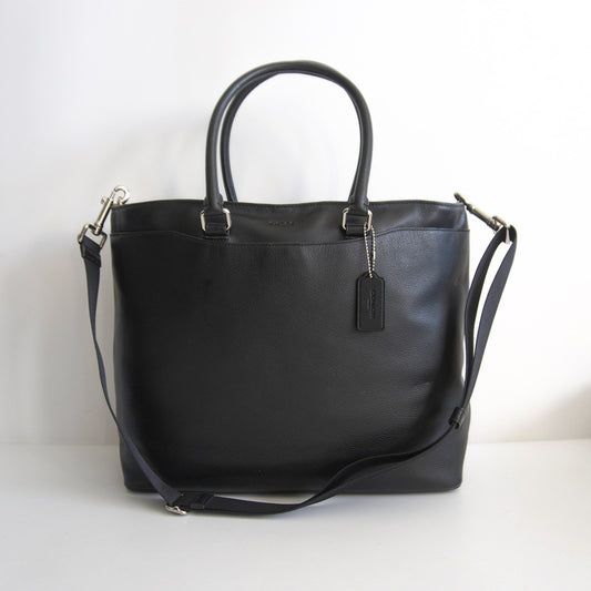 Coach Beckett 2-way leather tote Bag Black