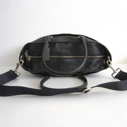 Coach Beckett 2-way leather tote Bag Black