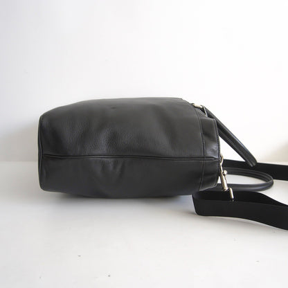 Coach Beckett 2-way leather tote Bag Black