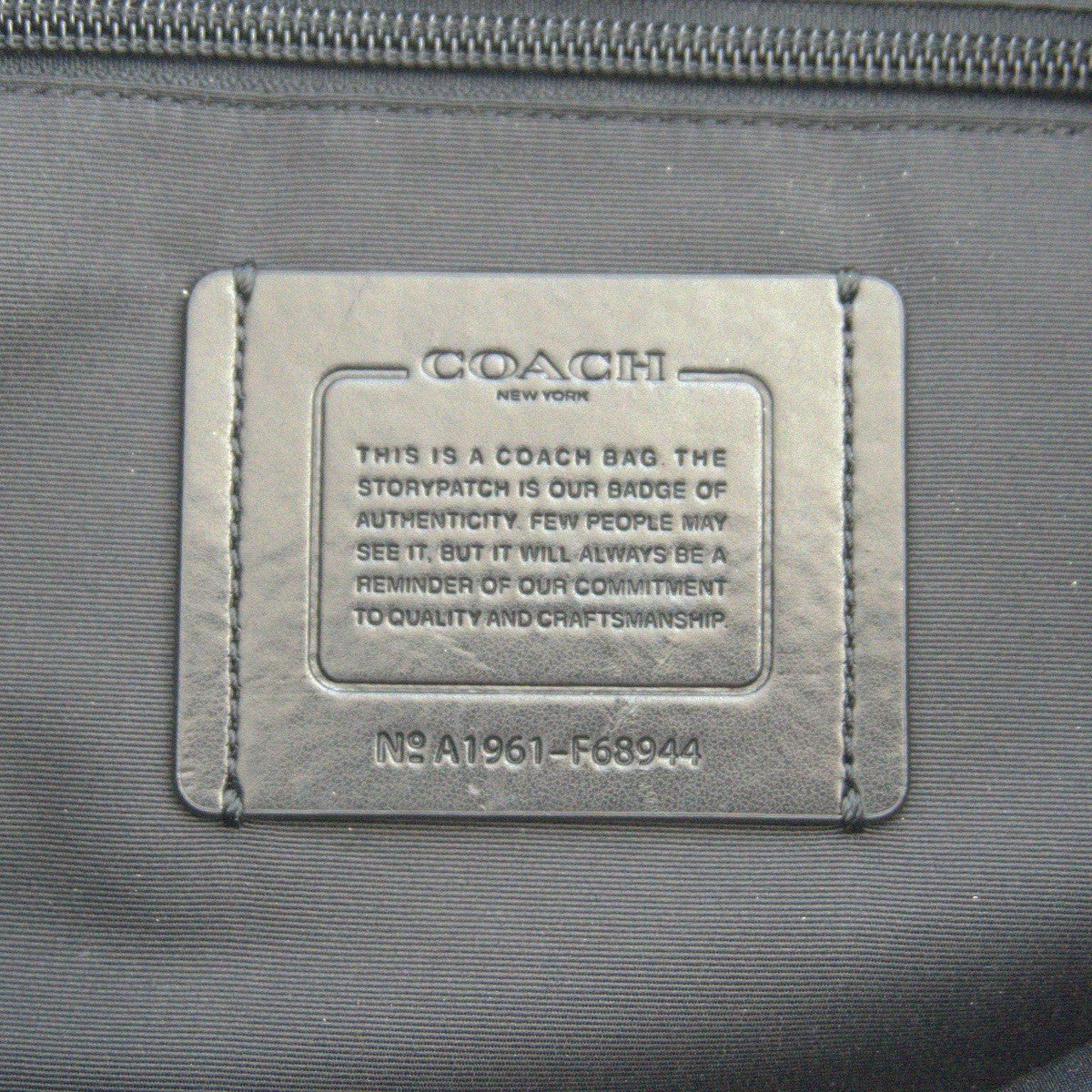 Coach Beckett 2-way leather tote Bag Black