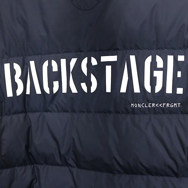 MONCLER Fragment Backstage Down Jacket Navy Size 4