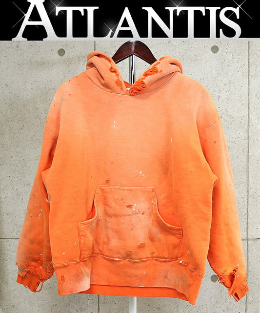 SAINT MICHAEL x BerBerJin Back Logo Vintage Hoodie Size L
