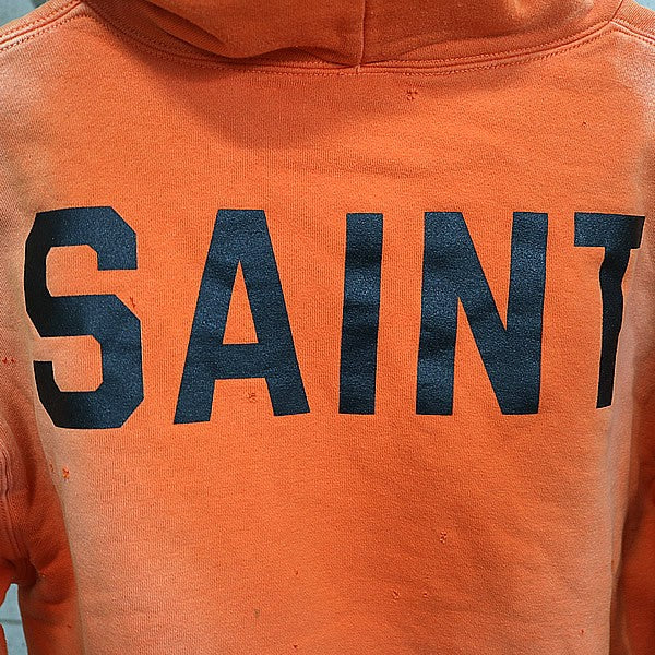 SAINT MICHAEL x BerBerJin Back Logo Vintage Hoodie Size L