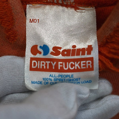 SAINT MICHAEL x BerBerJin Back Logo Vintage Hoodie Size L