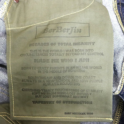 SAINT MICHAEL BBJ Denim Pants x BerBerJin Indigo Size 32