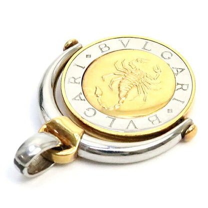 BVLGARI Scorpio Horoscope Pendant SS K18YG Size ONE SIZE