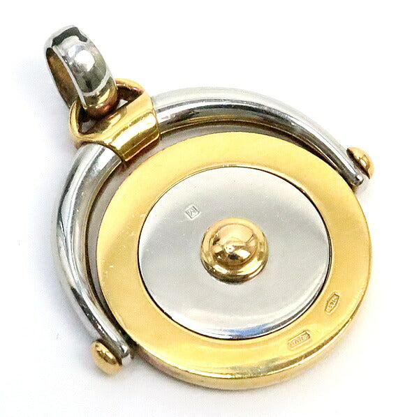 BVLGARI Scorpio Horoscope Pendant SS K18YG Size ONE SIZE