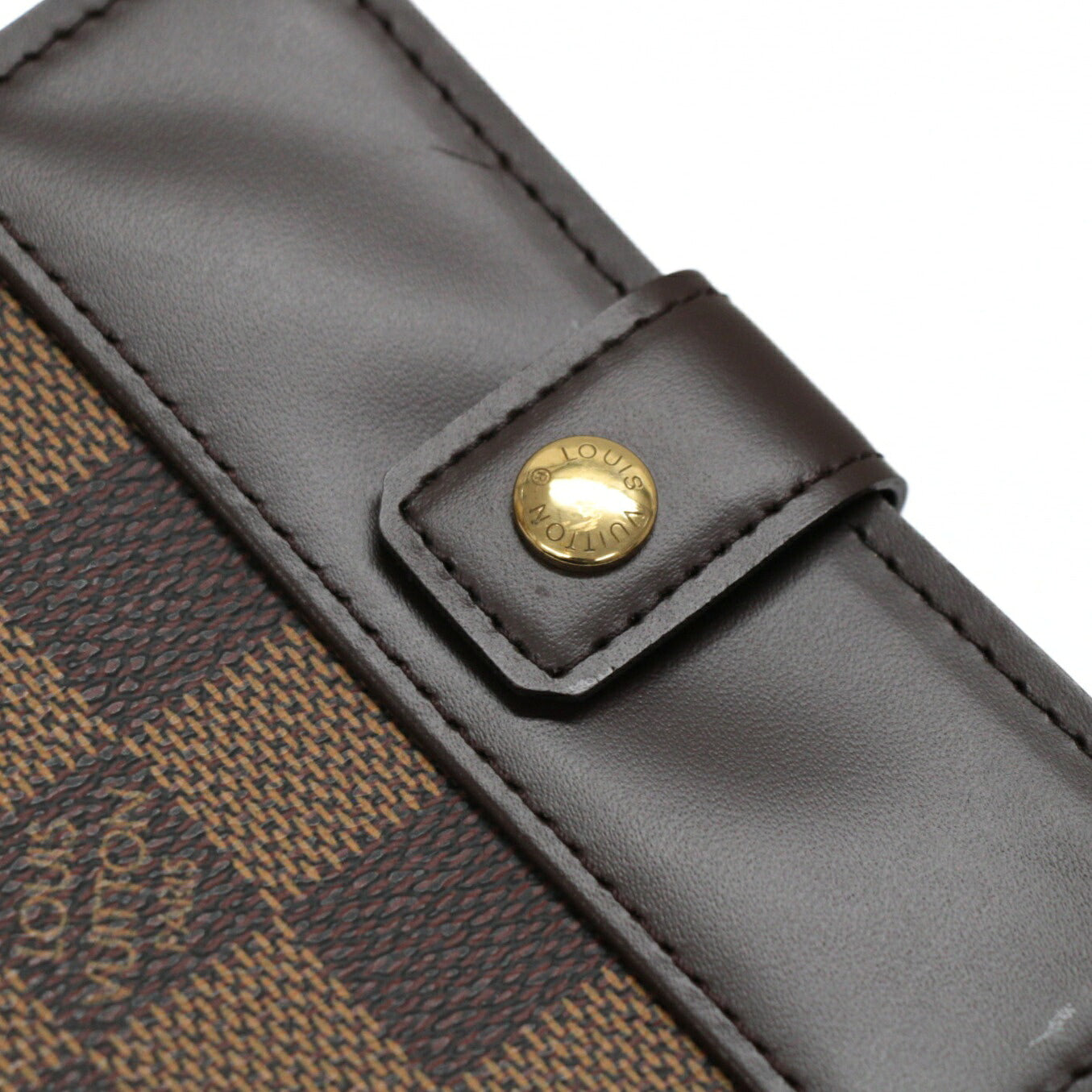 Louis Vuitton Compact Zip Damier Wallet Brown Size ONE SIZE
