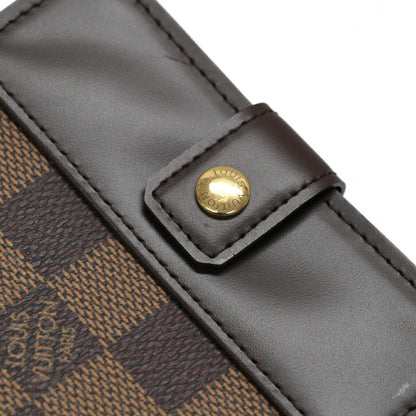 Louis Vuitton Compact Zip Damier Wallet Brown Size ONE SIZE