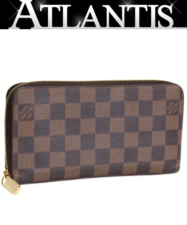 Louis Vuitton Zippy Wallet Damier Wallet Brown Size ONE SIZE