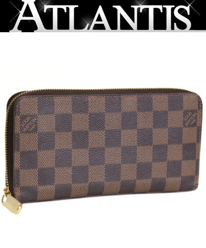Louis Vuitton Zippy Wallet Damier Wallet Brown Size ONE SIZE