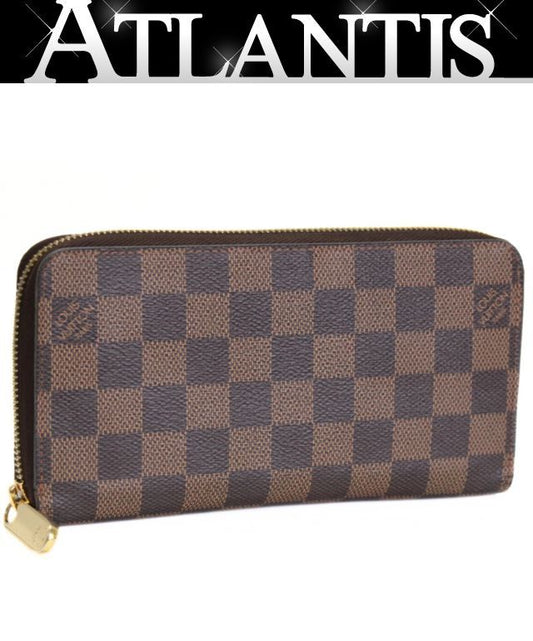 Louis Vuitton Zippy Wallet Damier Wallet Brown Size ONE SIZE