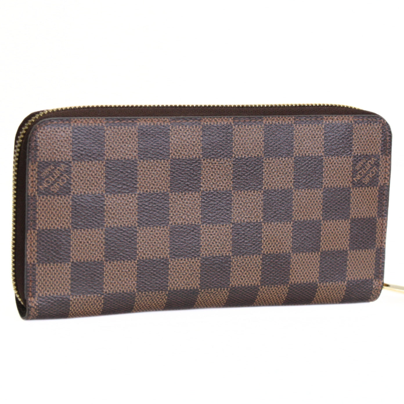 Louis Vuitton Zippy Wallet Damier Wallet Brown Size ONE SIZE