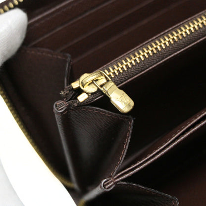 Louis Vuitton Zippy Wallet Damier Wallet Brown Size ONE SIZE
