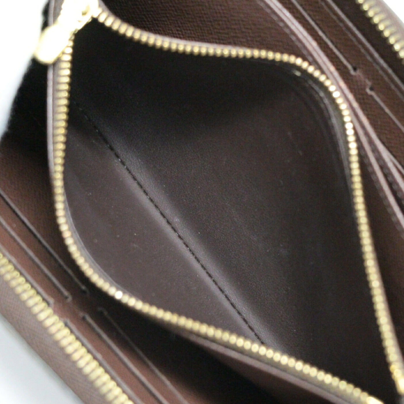 Louis Vuitton Zippy Wallet Damier Wallet Brown Size ONE SIZE