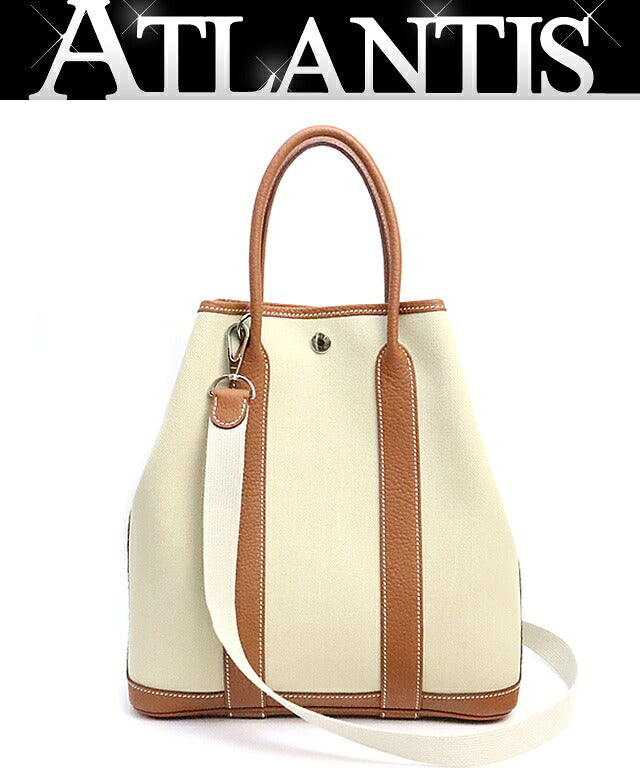 HERMES Garden File PM 2WAY Bag Militaire Gold Size ONE SIZE