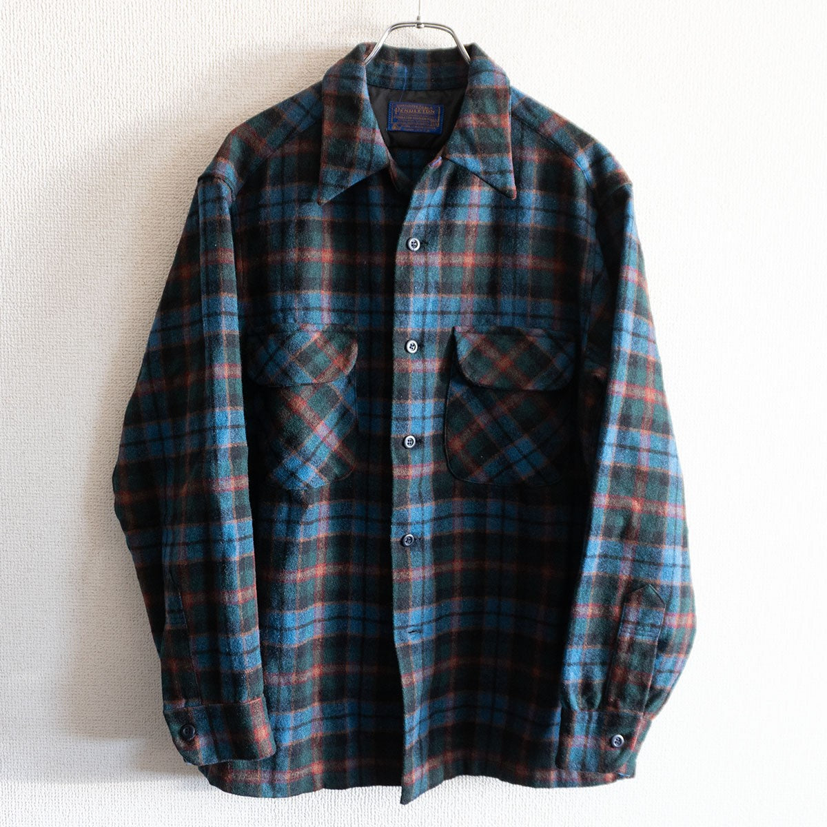 Pendleton 70S Wool check camp shirt Size M