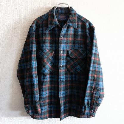 Pendleton 70S Wool check camp shirt Size M