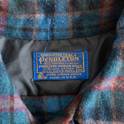 Pendleton 70S Wool check camp shirt Size M