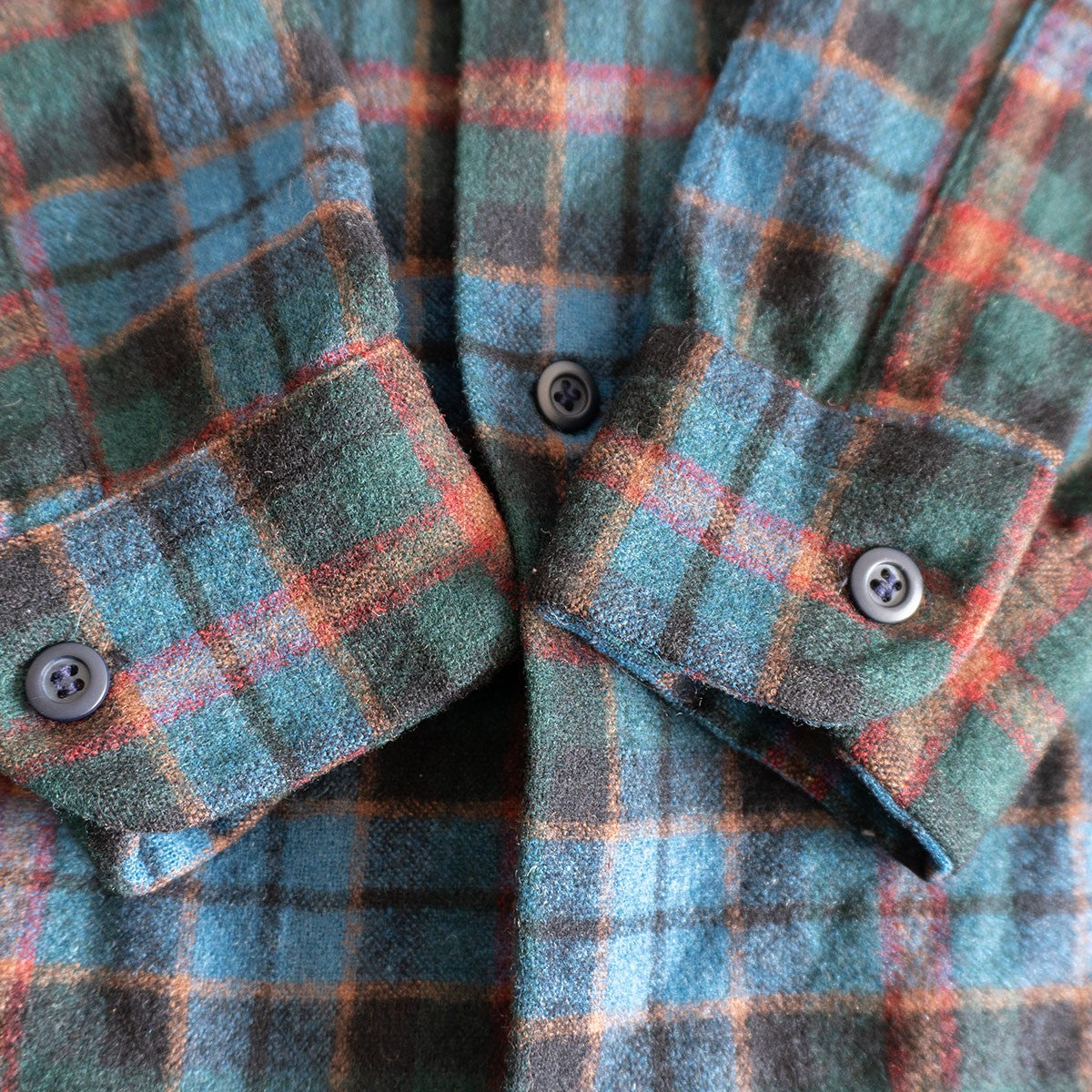 Pendleton 70S Wool check camp shirt Size M