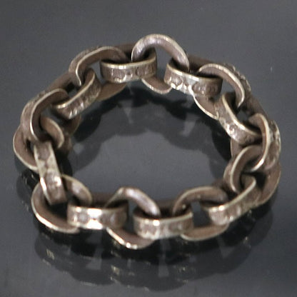CHROME HEARTS Paper Chain Silver Ring Size ONE SIZE