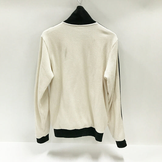 adidas Waffle Classic Track Top Ivory/Black Size M